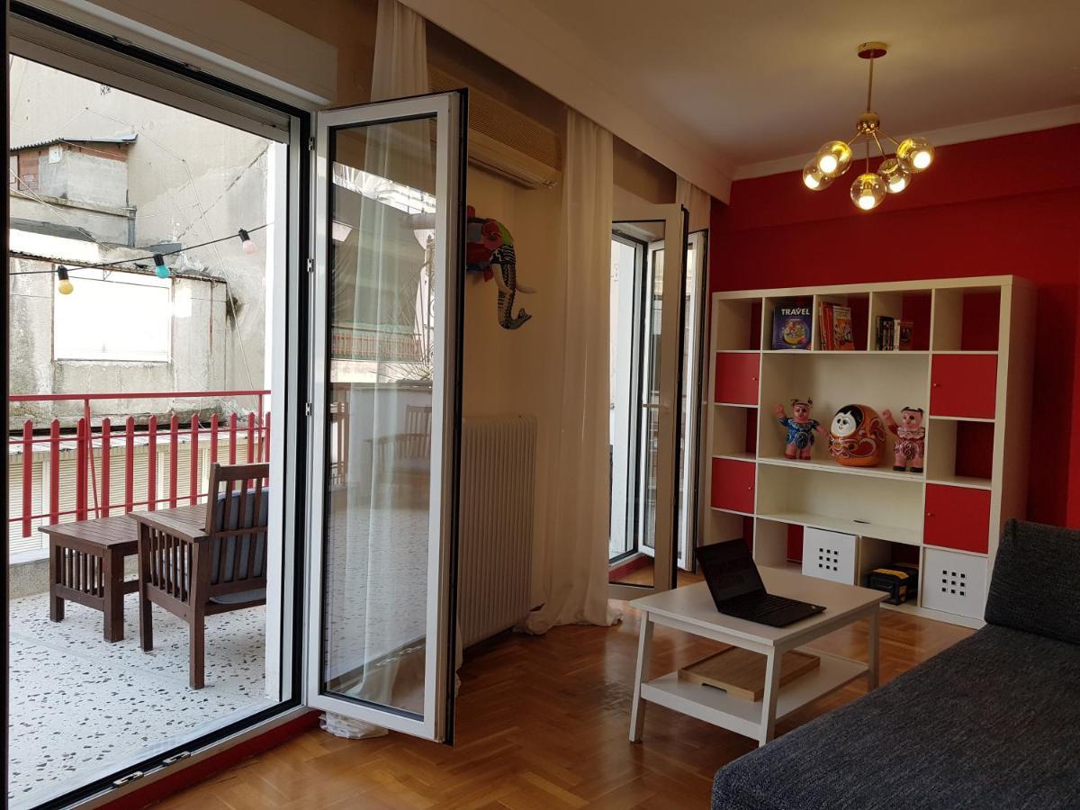 Quiet City Centre Apartment With Large Balcony Thessaloníki Eksteriør billede